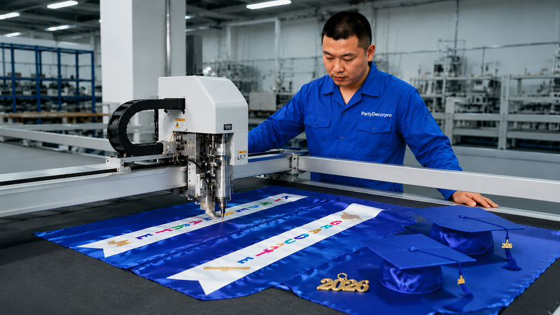 custom cap and gown Manufacturing Process 
