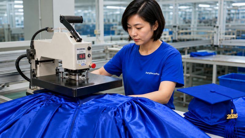 custom cap and gown Manufacturing Process 
