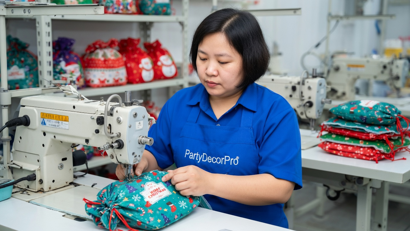 custom christmas gift bags Manufacturing Process