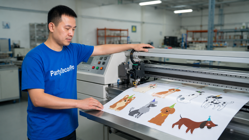 custom happy birthday banner Manufacturing Process 