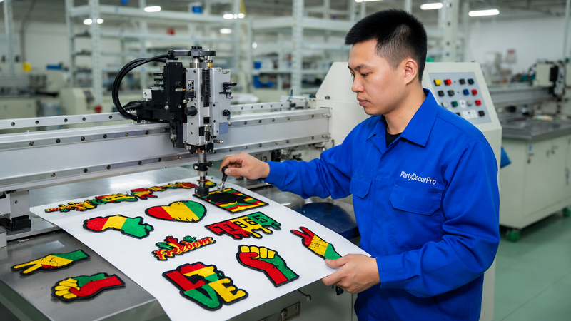 custom iron on patches Manufacturing Process 
