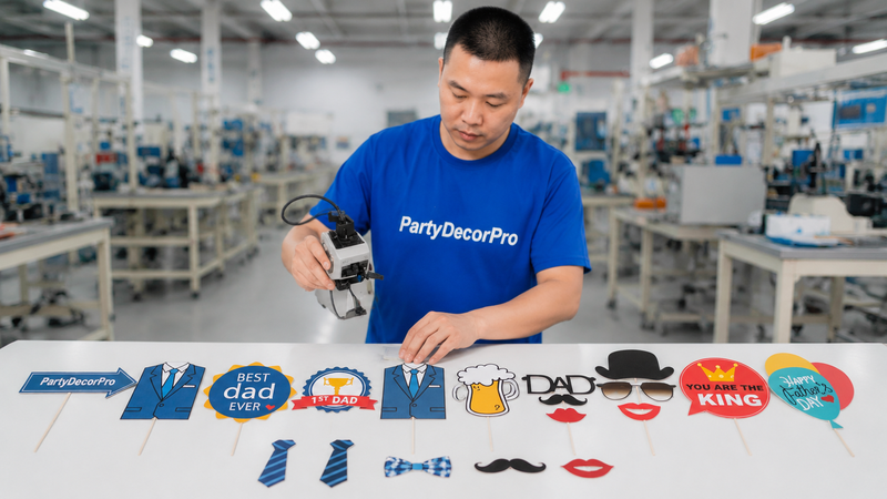custom photo booth props Manufacturing Process 