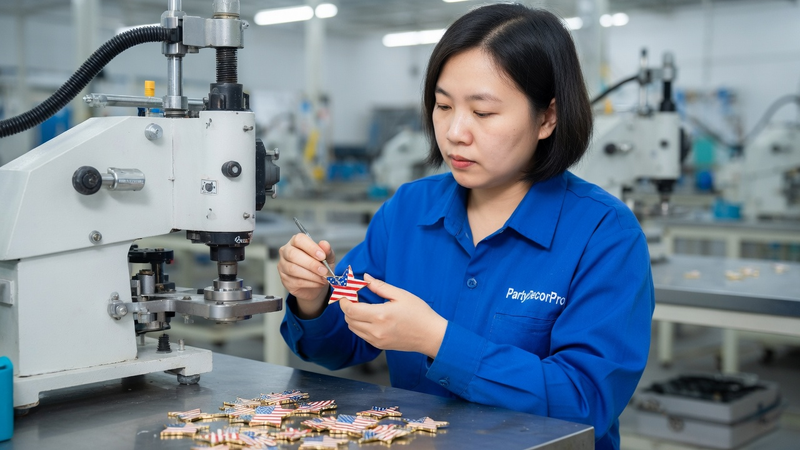 custom pinback buttons Manufacturing Process 