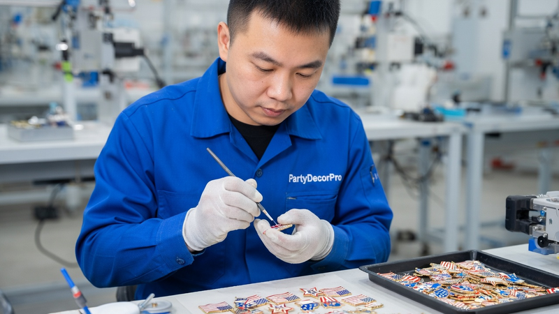 custom pinback buttons Manufacturing Process 
