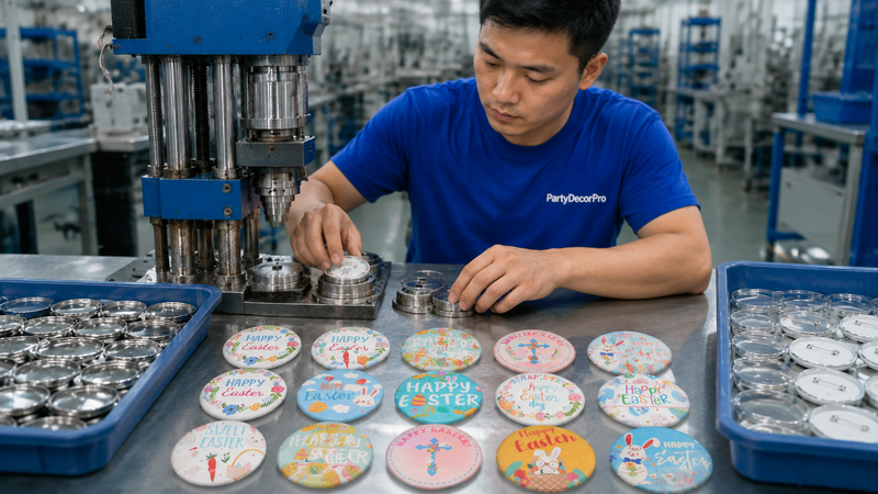 custom pins bulk Manufacturing Process 