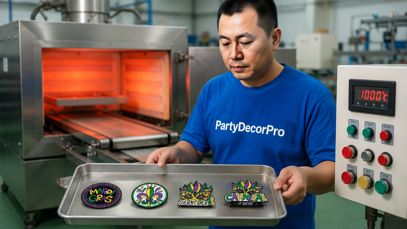 custom pins buttons Manufacturing Process 