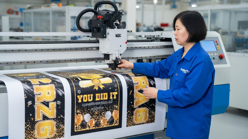 custom print banner Manufacturing Process