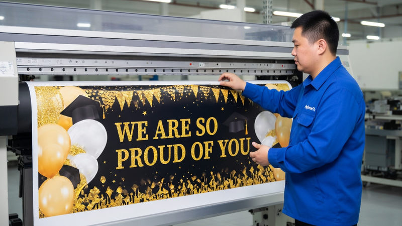custom sign banner Manufacturing Process 