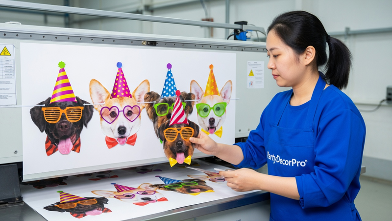 customisable birthday banner Manufacturing Process 