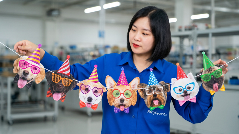 customisable birthday banner Manufacturing Process 