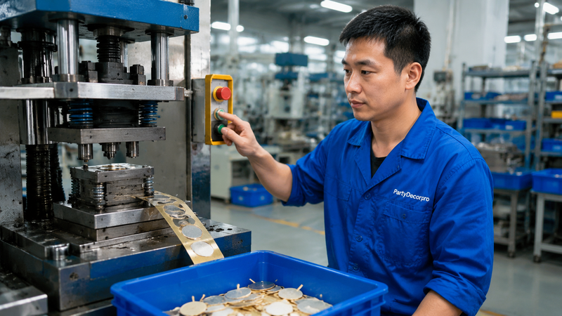 customizable buttons Manufacturing Process 