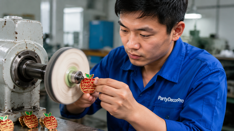 customizable buttons Manufacturing Process 