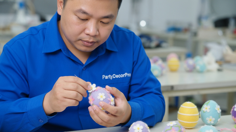 decorated eggs easter Manufacturing Process 