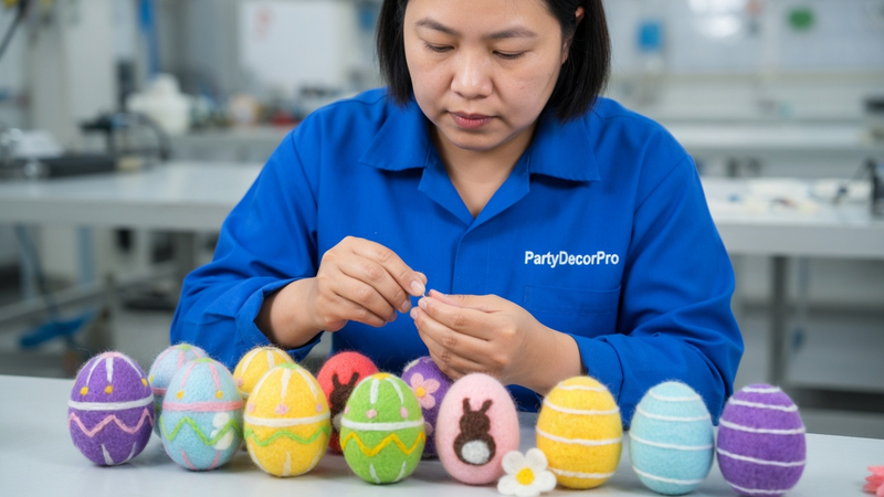 decorated eggs easter Manufacturing Process 