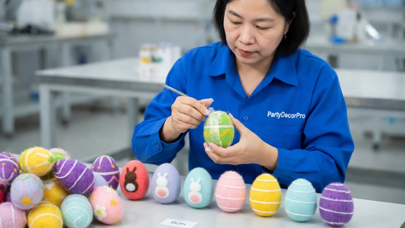 decorated eggs easter Manufacturing Process 