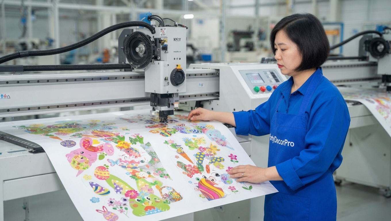 decorative window clings Manufacturing Process