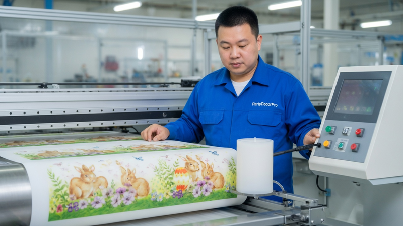 decorative easter candles Manufacturing Process 