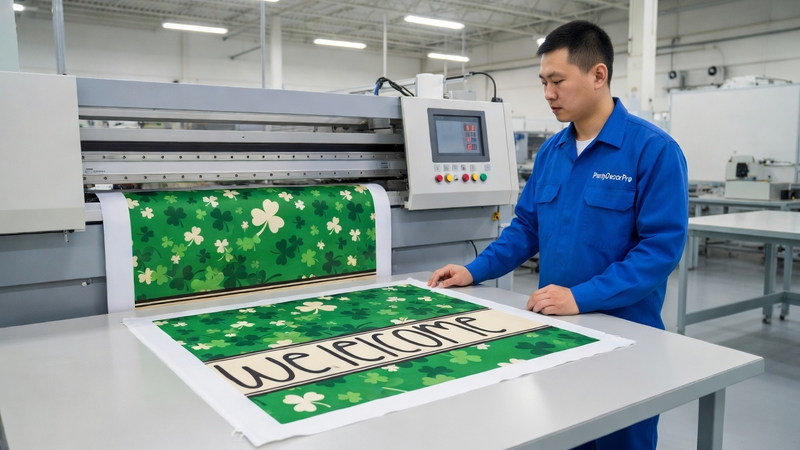 decorative flagging Manufacturing Process 