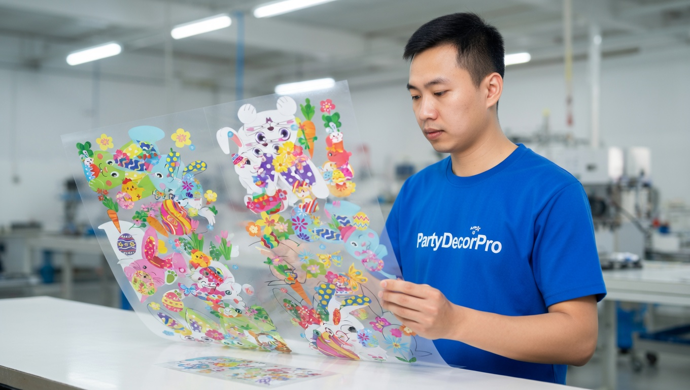 decorative window clings Manufacturing Process