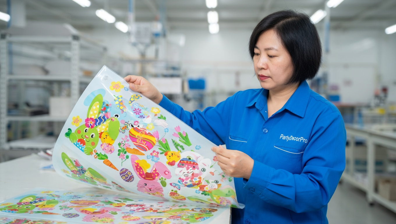 decorative window clings Manufacturing Process