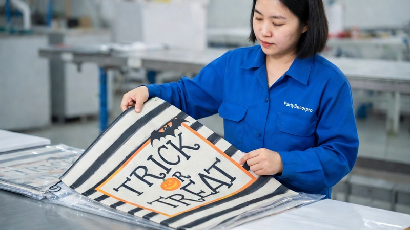 decorative yard flags Manufacturing Process 