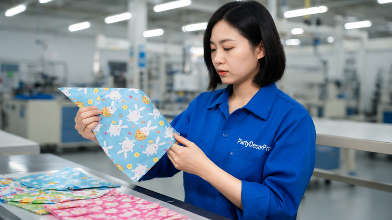 dog bandana easter Manufacturing Process 