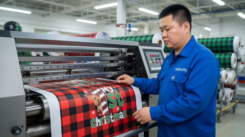 dog christmas bandana Manufacturing Process 