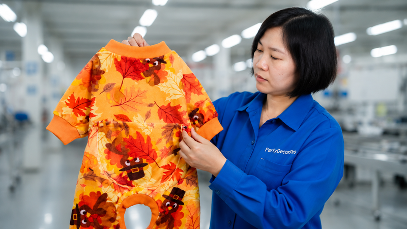dog outfits for thanksgiving Manufacturing Process 
