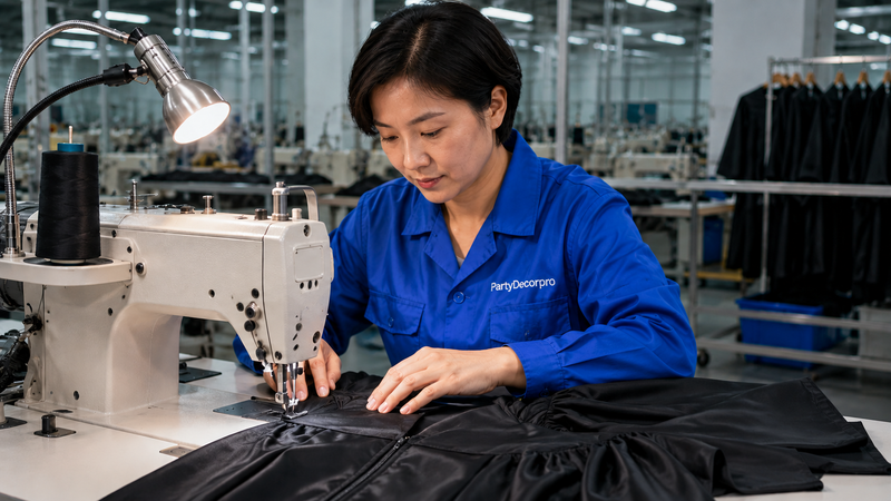 dress for commencement Manufacturing Process 