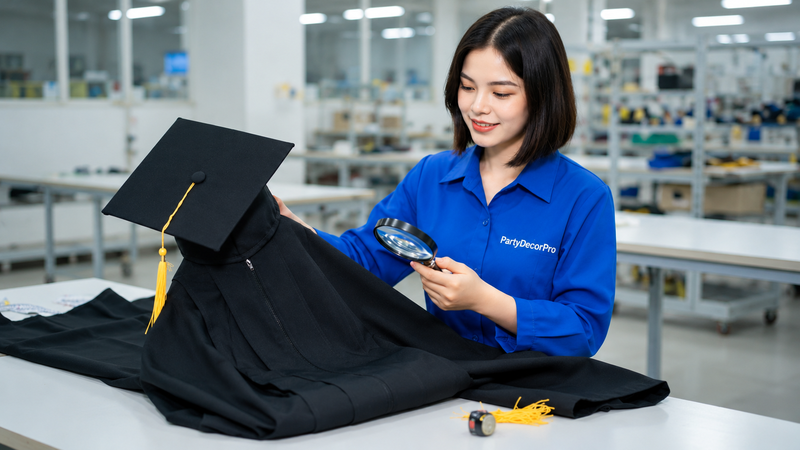 dress for commencement Manufacturing Process 
