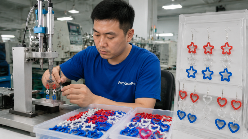 earring sets Manufacturing Process 