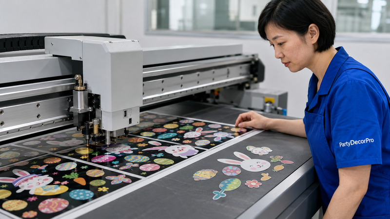 easter window clings Manufacturing Process