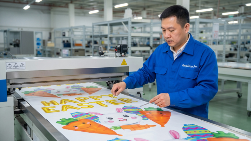 easter balloons Manufacturing Process 