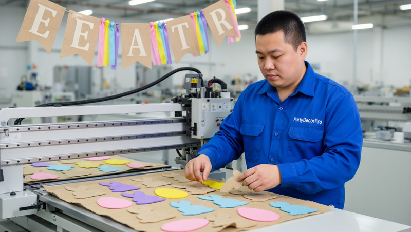 easter banner Manufacturing Process 