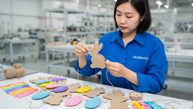 easter banner Manufacturing Process 