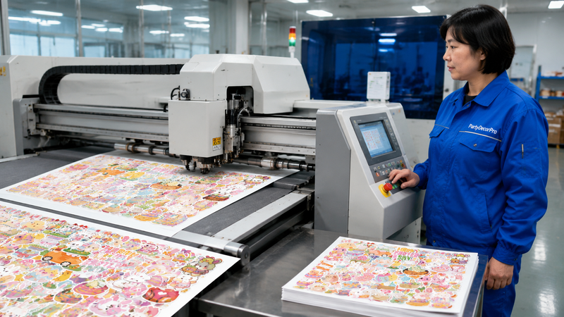 easter egg stickers Manufacturing Process 