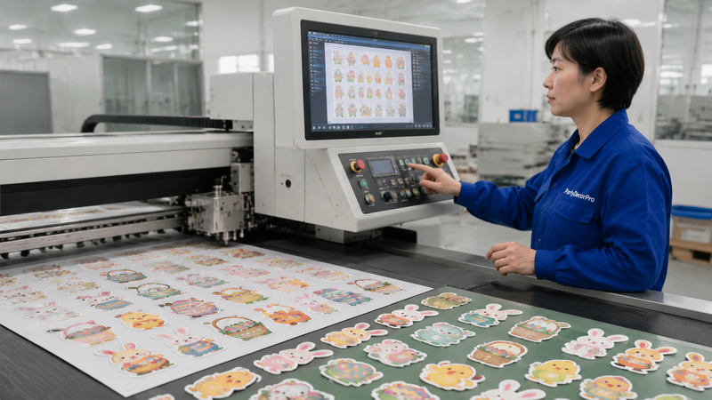 easter egg stickers Manufacturing Process 
