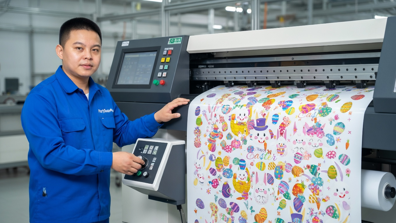 easter window clings Manufacturing Process