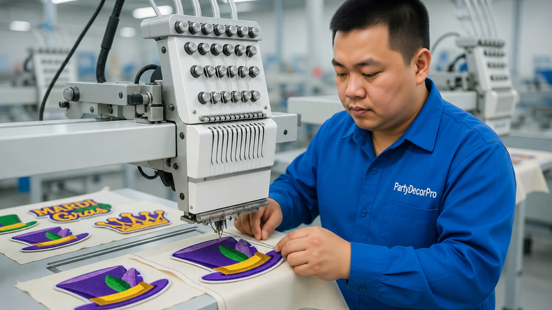 embroidered badge patch Manufacturing Process 