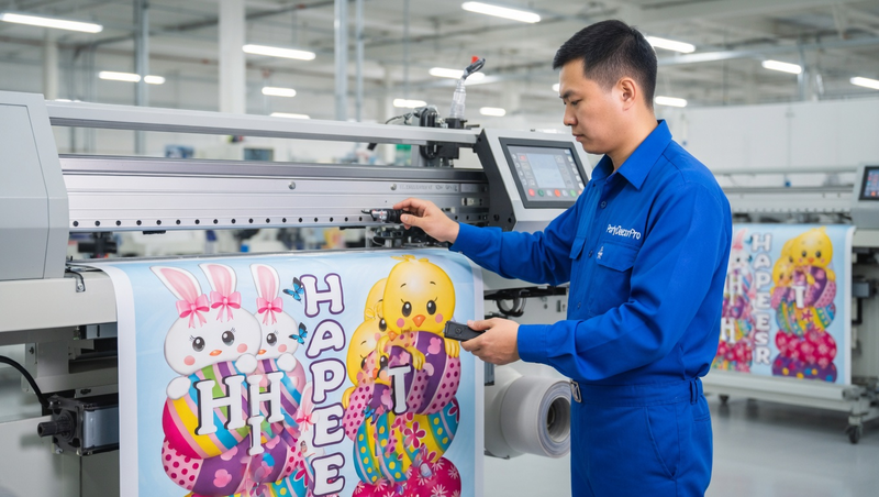 fabric banner Manufacturing Process 