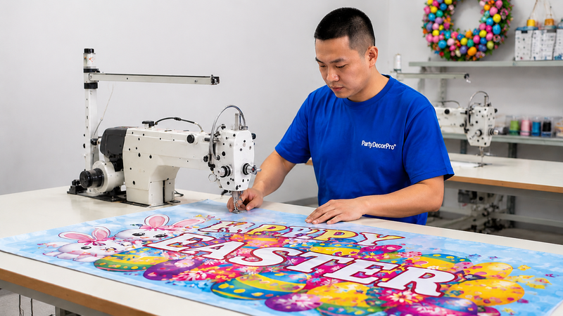 fabric banner Manufacturing Process 