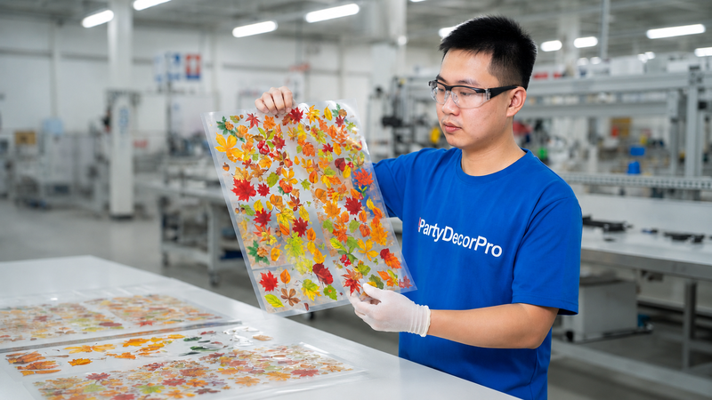 fall window clings Manufacturing Process