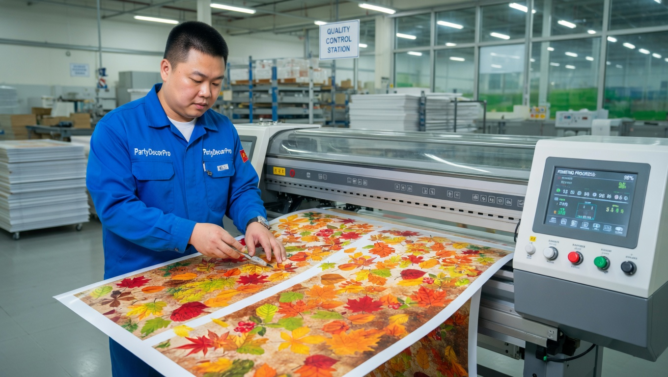 fall window clings Manufacturing Process