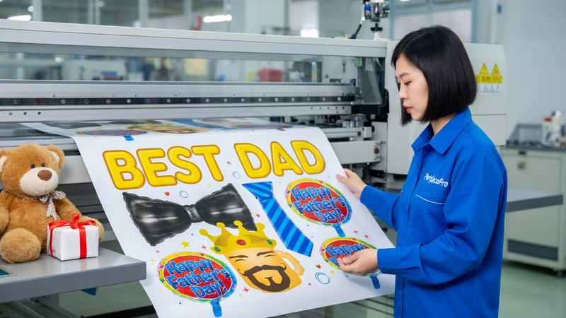 father s day balloons Manufacturing Process 