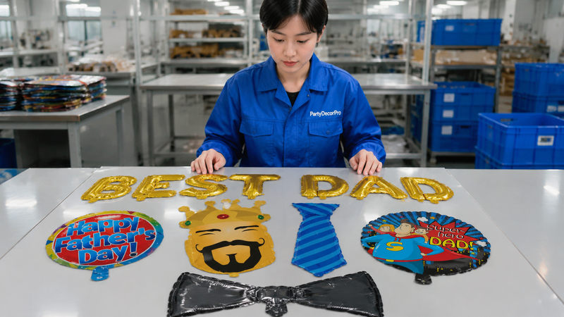 father s day balloons Manufacturing Process 