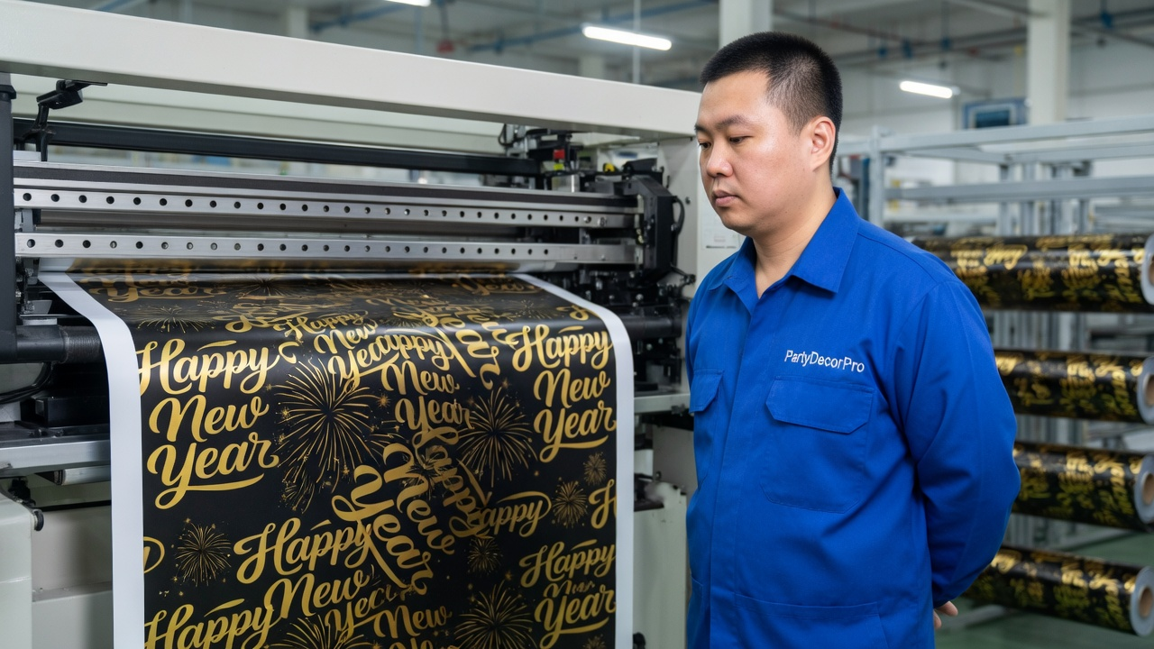 festive gift wrap Manufacturing Process
