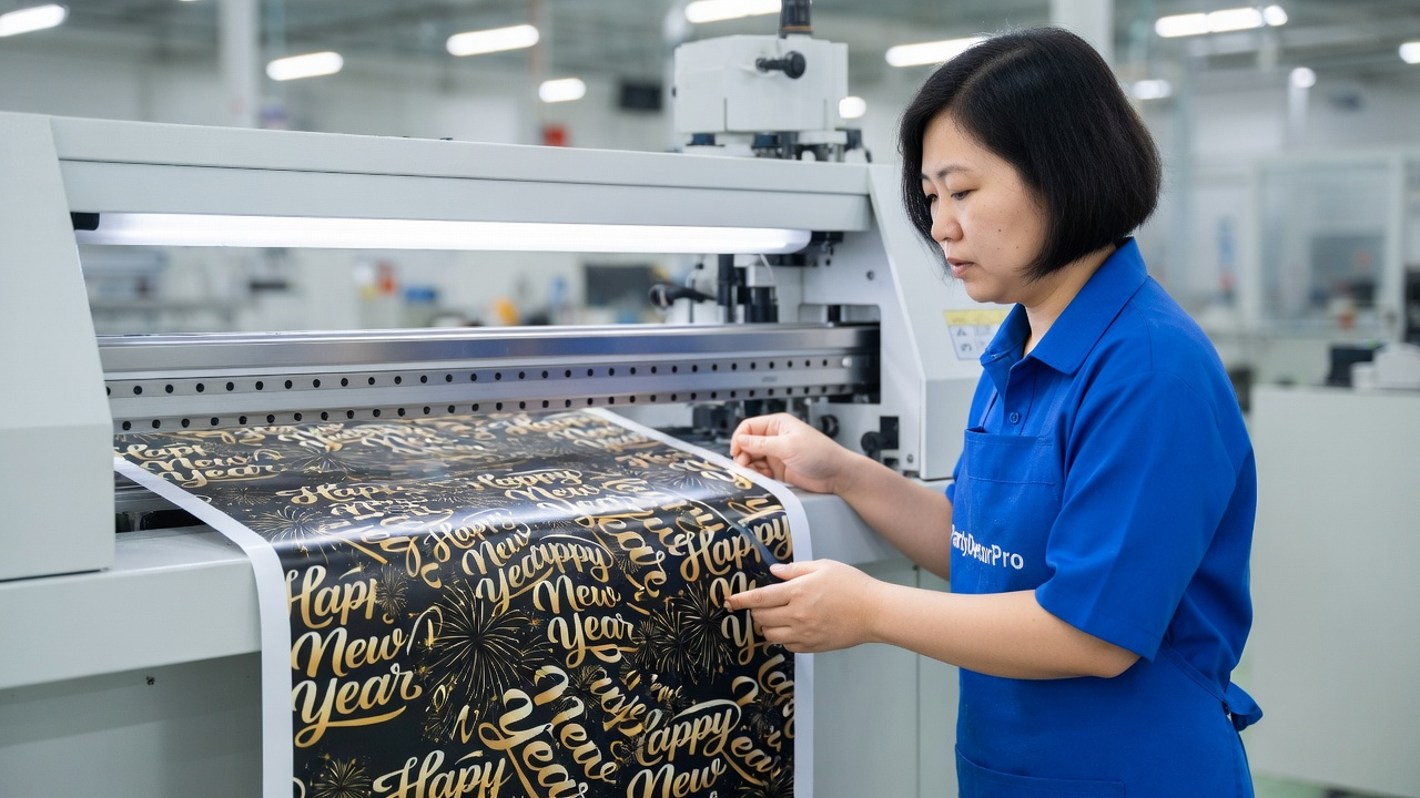 festive gift wrap Manufacturing Process
