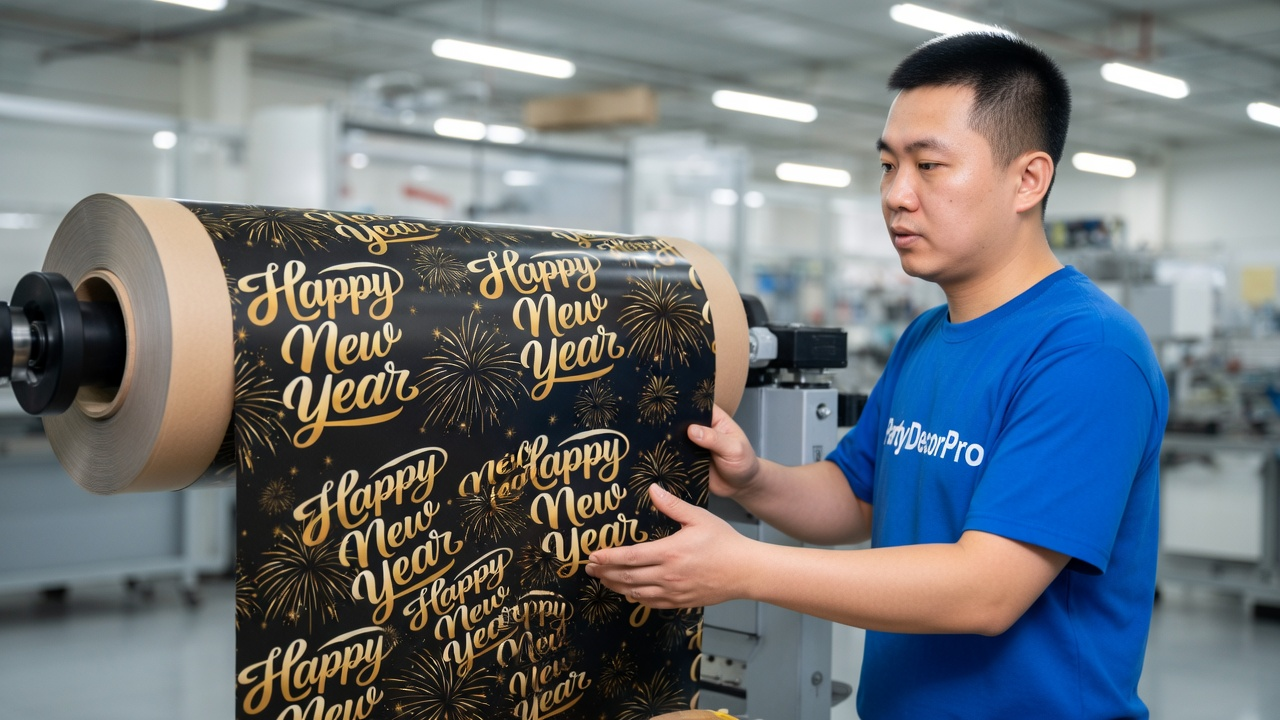 festive gift wrap Manufacturing Process