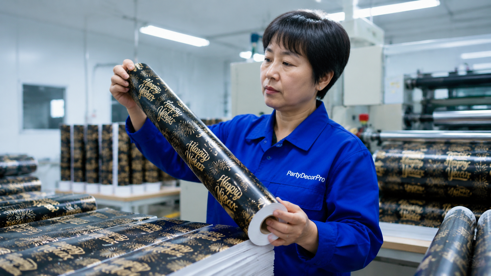 festive gift wrap Manufacturing Process