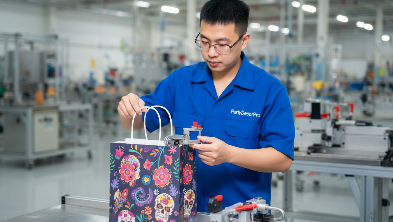 festive paper bags Manufacturing Process 